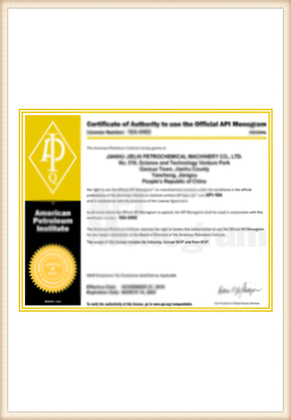 API & ISO Zertifizéierung 1